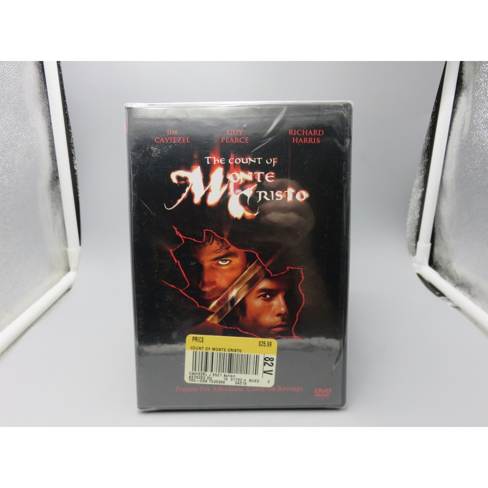 The Count of Monte Cristo DVD Jim Caviezel Guy Pearce Widescreen New Sealed
